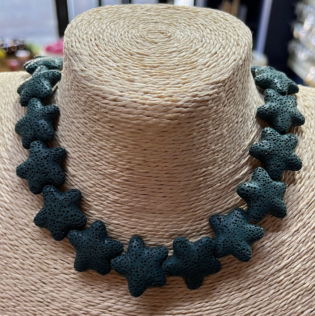 LAVA ROCK STARFISH 24MM MIX