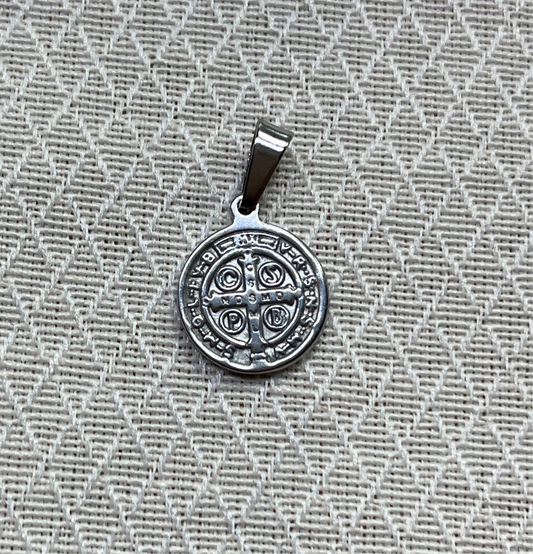 SAINT BENEDICT MEDAL SST SILVER