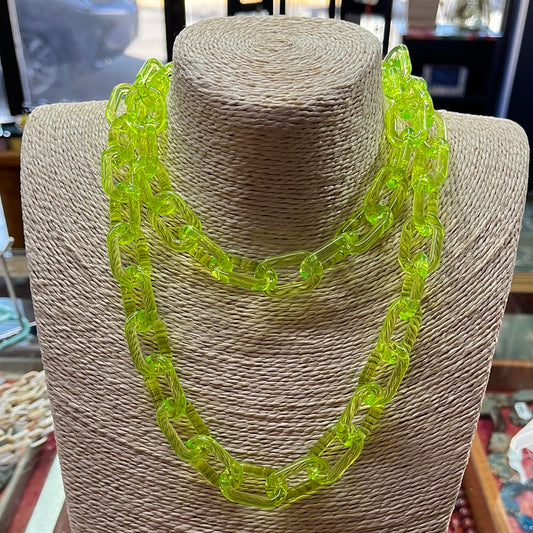 CHAIN ACRYLIC MIX CLEAR 37MM 1 PC