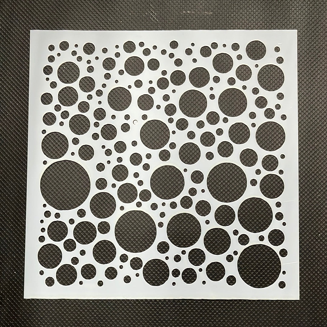 STENCIL CIRCLES 13X13CM 1 PC
