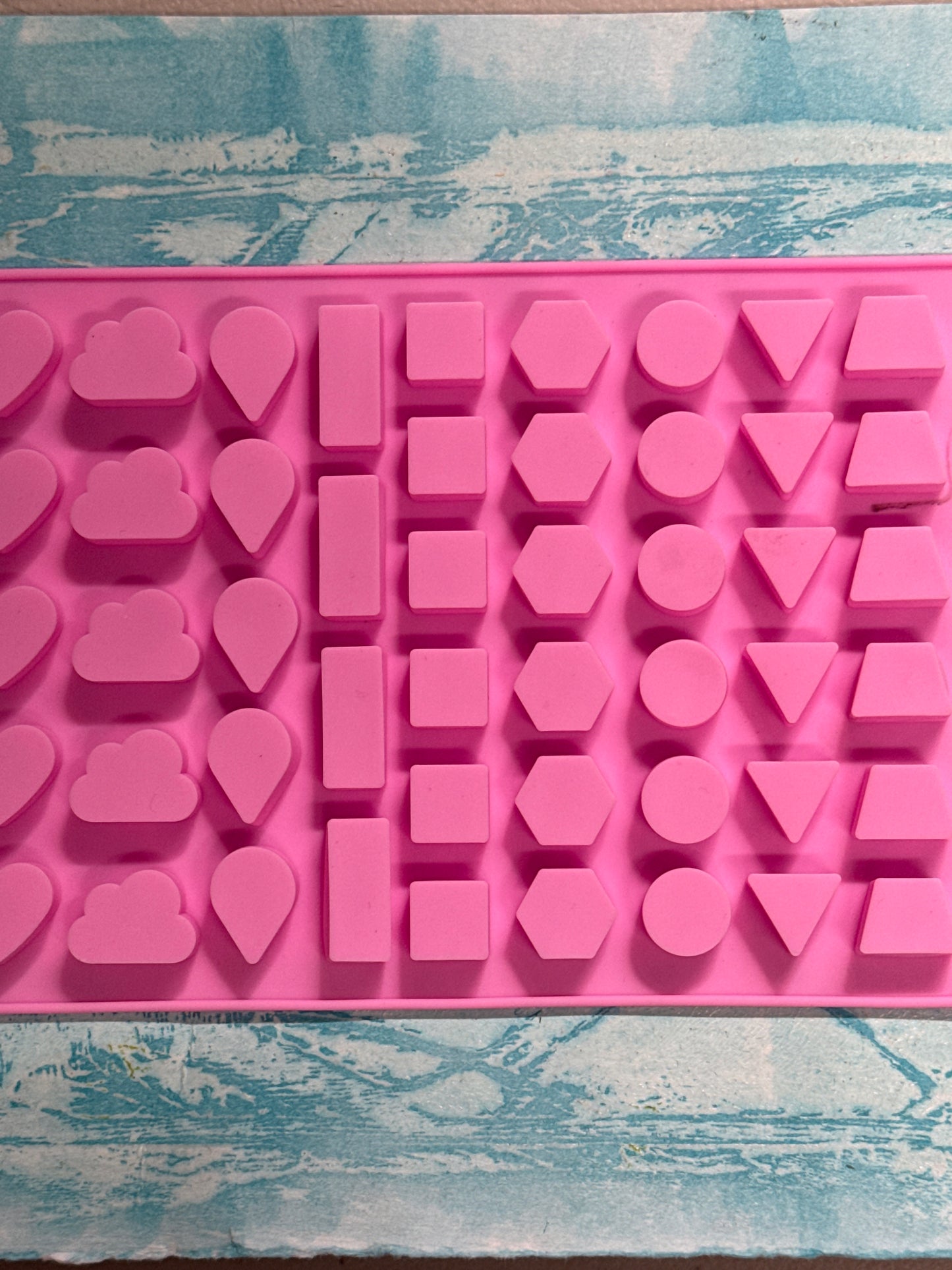 MOLD WAX MELTS 45 GEOMETRIC SHAPES 1PC