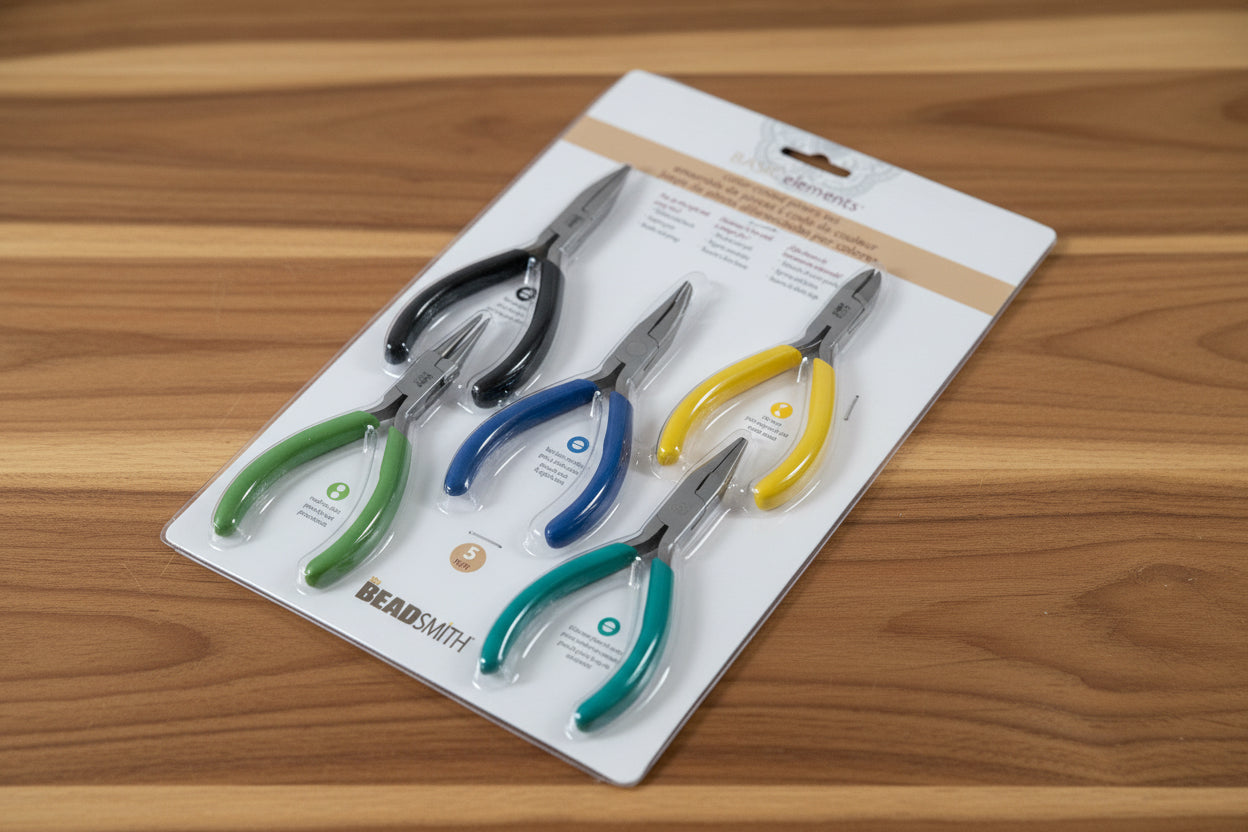 PLIER SET 5PC COLOR
