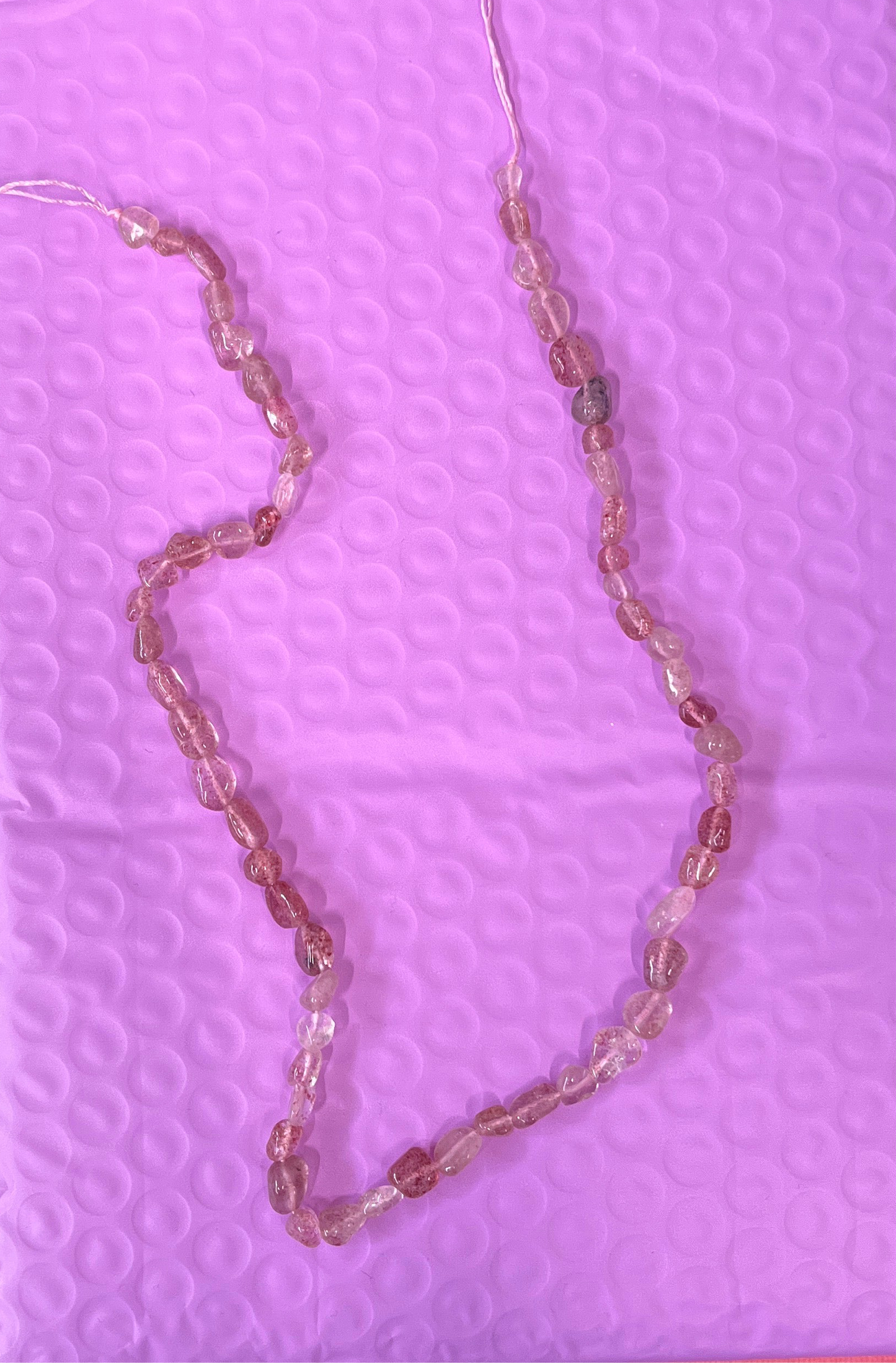 STRAWBERRY QUARTZ NUGGETS