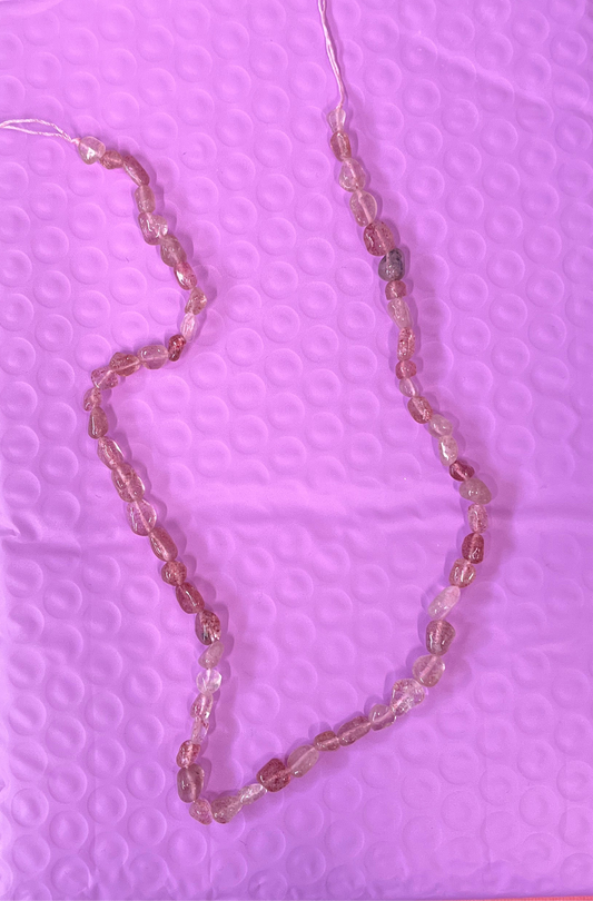 STRAWBERRY QUARTZ NUGGETS