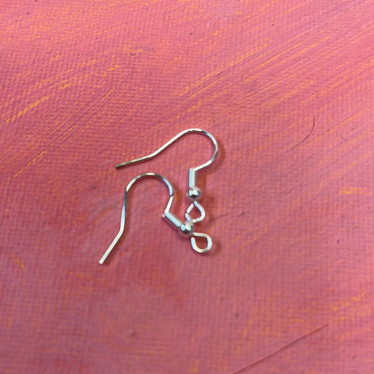 Earring hook 925 silver plate