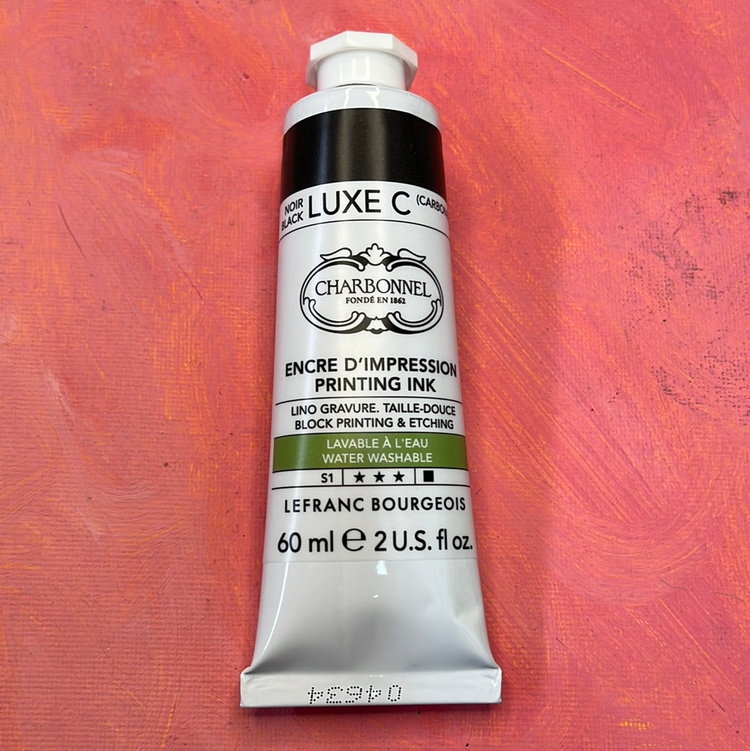 PRINTING INKWATER WASHABLE CHARBONELL BLACK 60ML