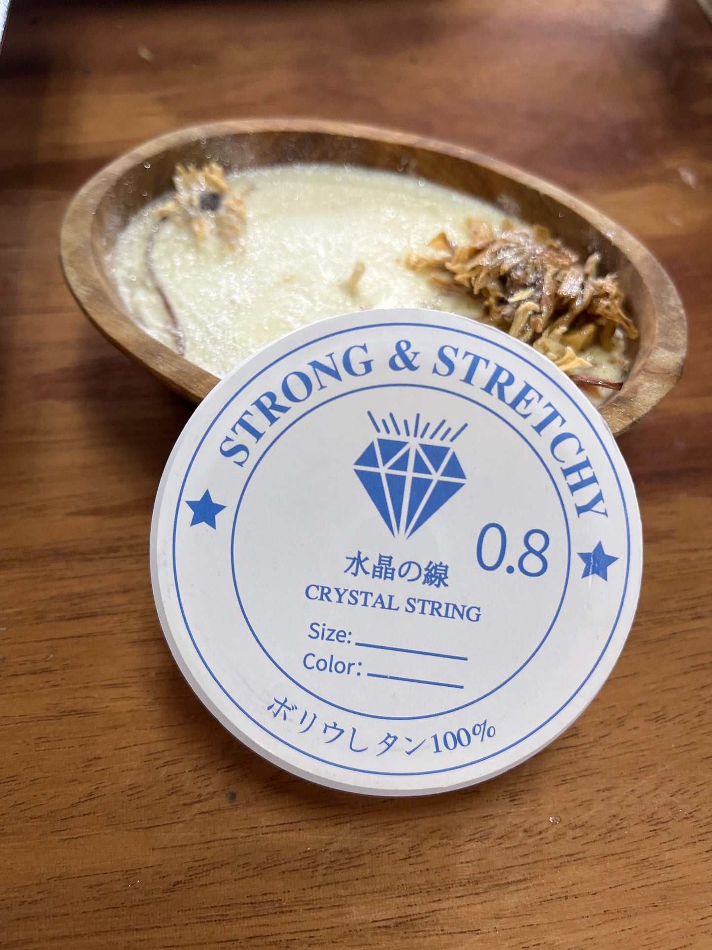 Elastic Clear 0.8 mm 8.2 yards