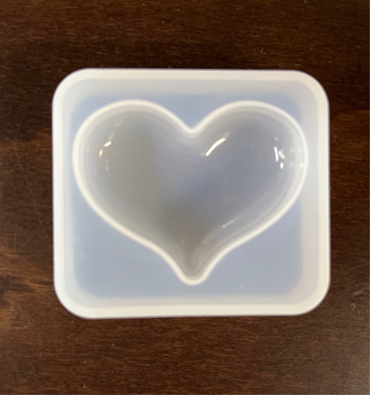 MOLD RESIN HEART 1 PC
