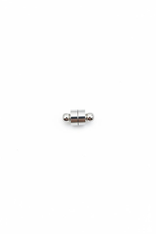 CLASP MAGNETIC PLATINUM 12X6MM 2 PC