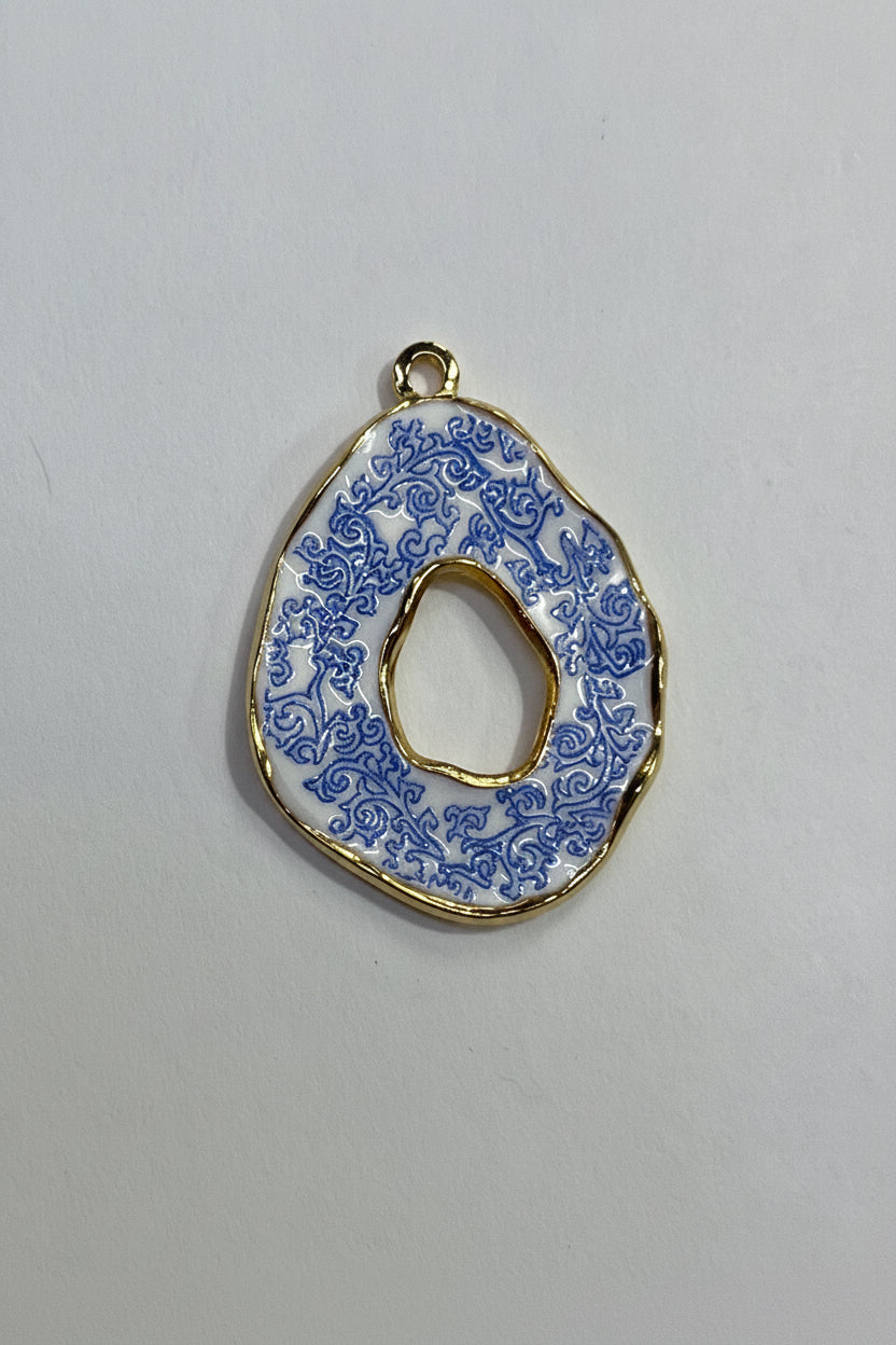 TEARDROP FLOWER PATTERN SST CHARM