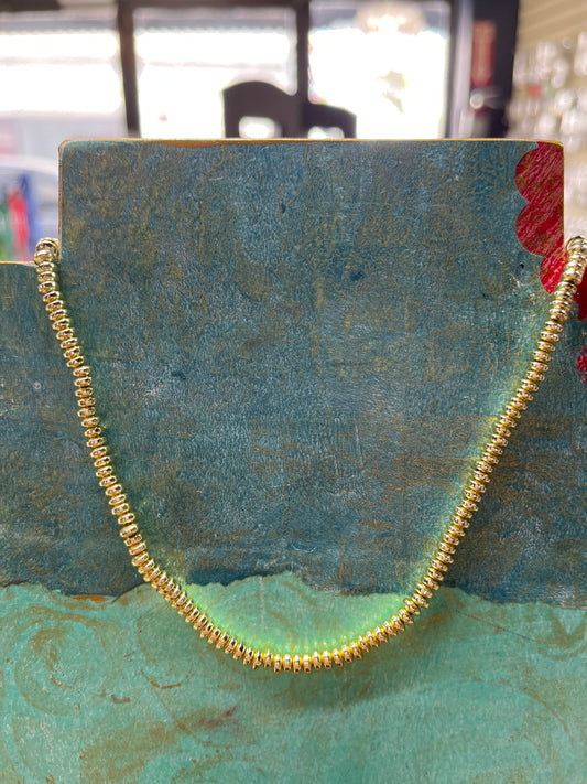 HEMATITE 4X2MM RONDELLE GOLD PLATE ABOUT 180 PC PER 1 STRAND