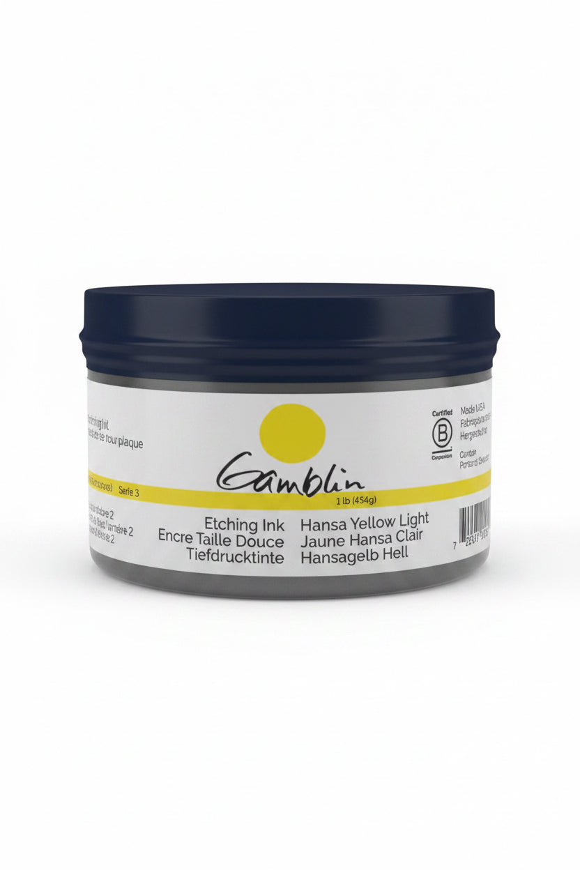 ETCHING INK300 ML YELLOW LIGHT GAMBLIN