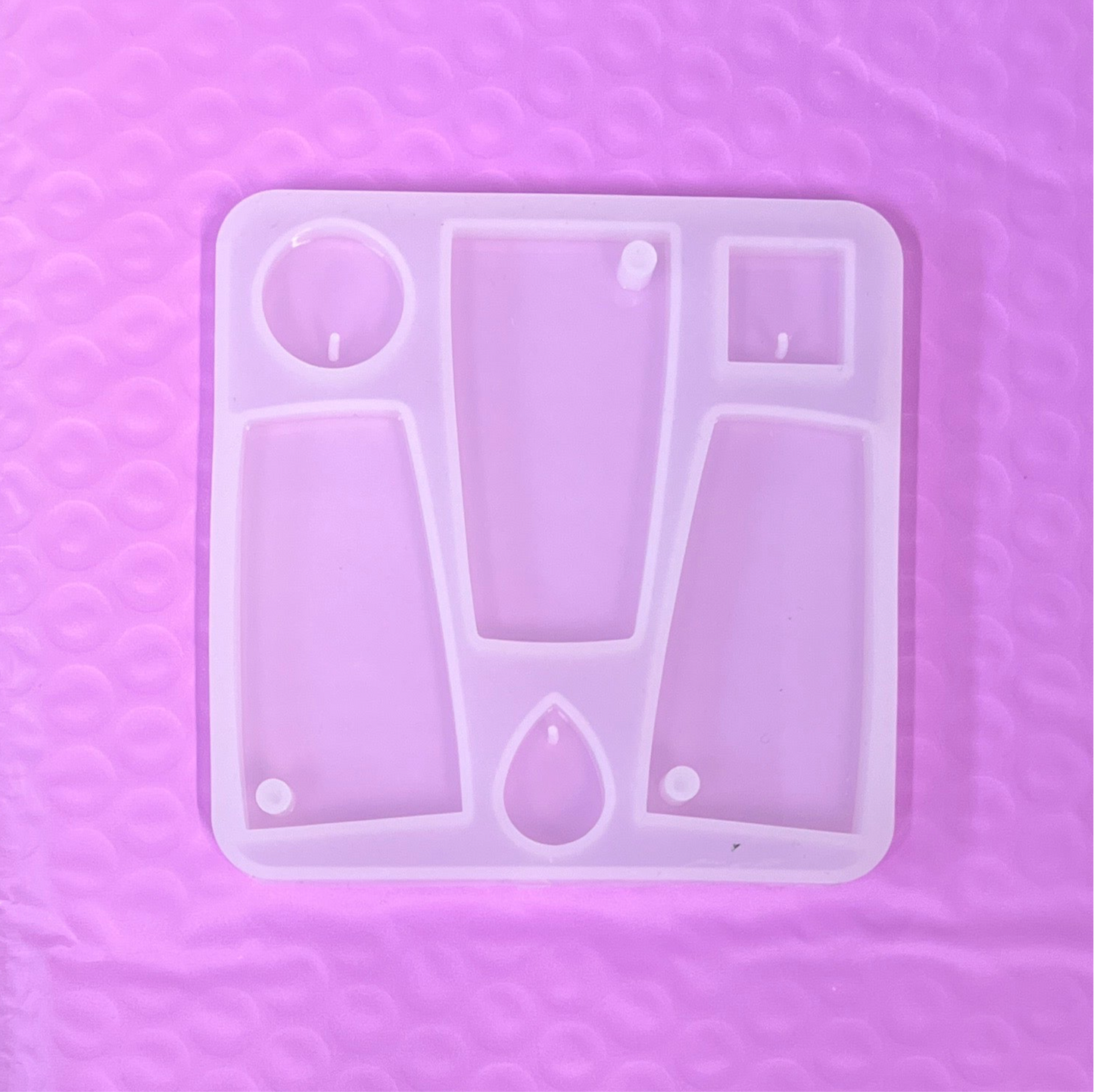 RESIN SILICONE MOLD EARRINGS