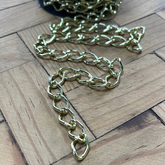 ALUMINUM OXIDIZED YELLOW CHAIN