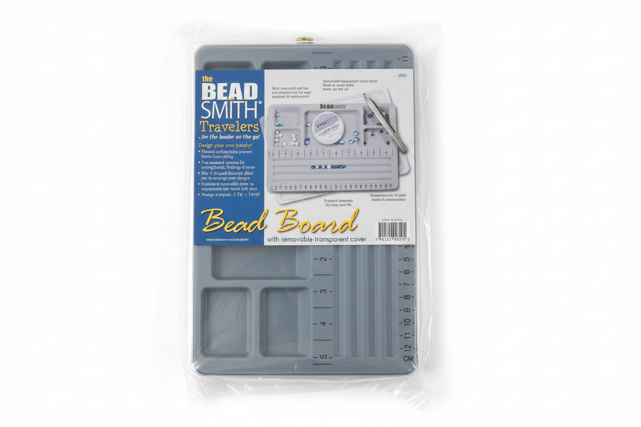 MINI BEAD BOARD WITH LID 3 STRAIGHT CHANNEL