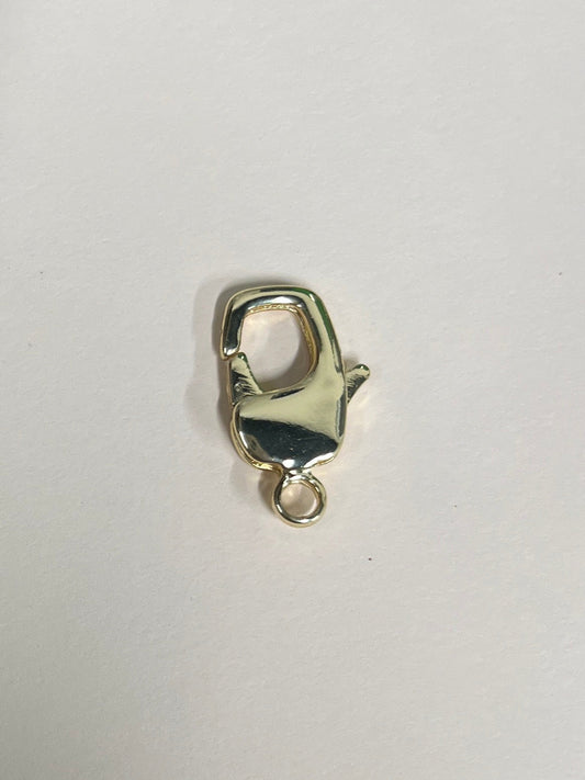 LOBSTER CLASP OVAL 20X12MM GOD PATED 18 KT 1 PC