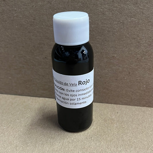 TINTE LIQUIDO VELAS ROJO 1 /2 OZ