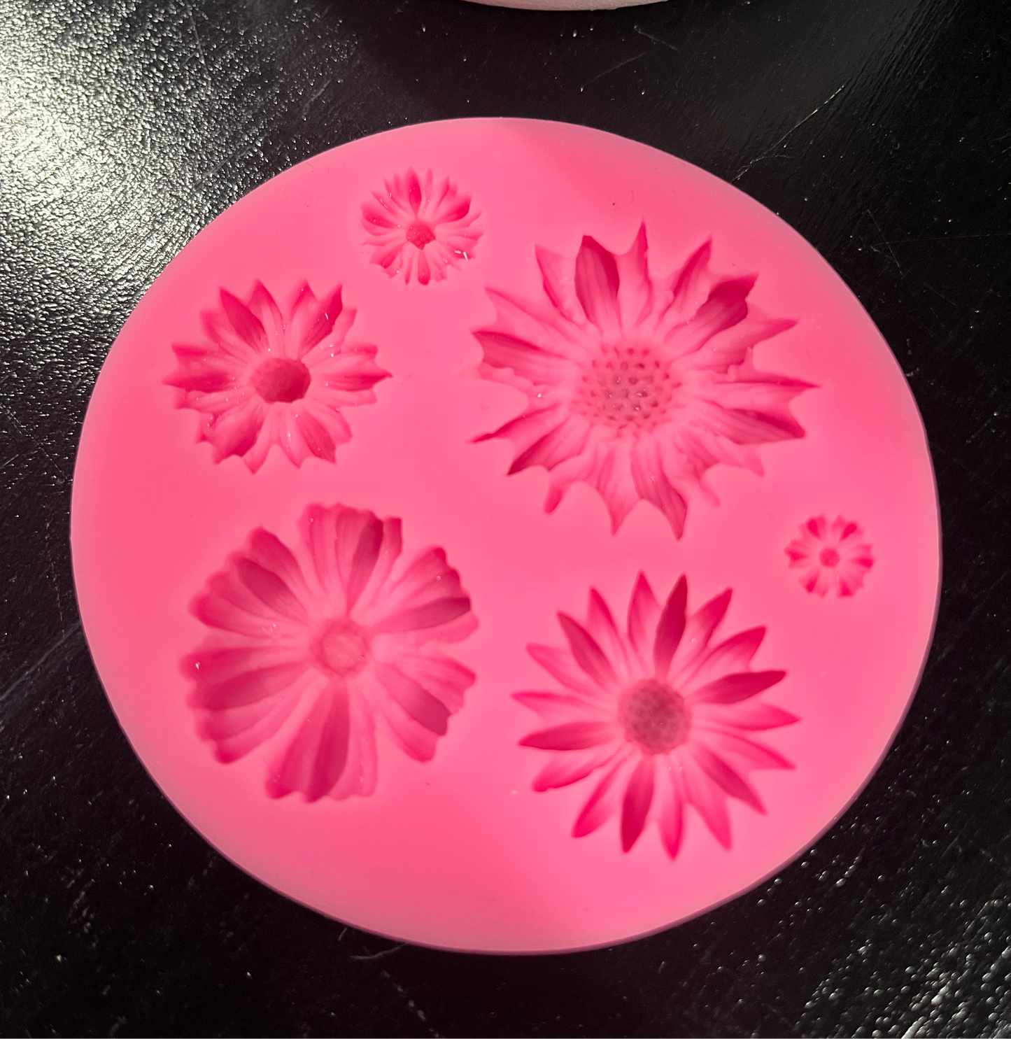 MOLD SILICONE SMALL DAISIES 6 CAVITIES 1 PC
