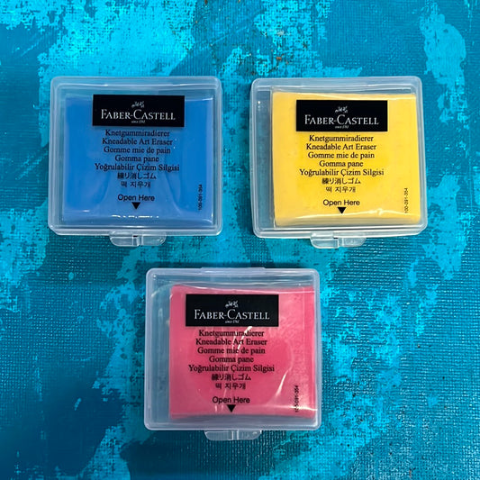 ERASER KNEADABLE COLORS WITH CASE FABER CASTELL 1 PC