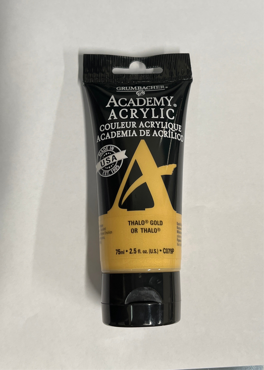 Academy acrylic THALO GOLD