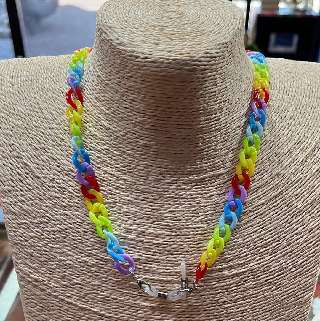 CHAIN ACRYLIC MASK HOLDER 1 PC