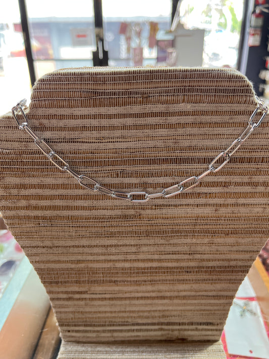 ALUMINUM CABLE CHAIN GAINSBORO OVAL 15X7MM PER FOOT