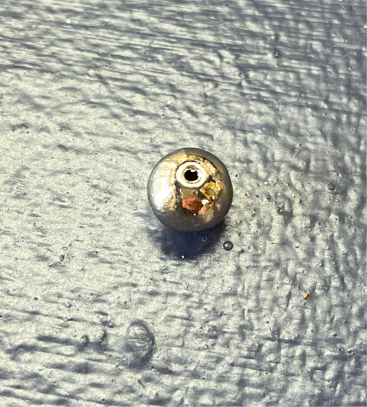 Round bead silver 9mm