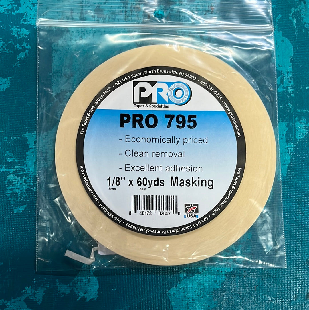MASKING TAPE 1/8 INCH X 60 YDS