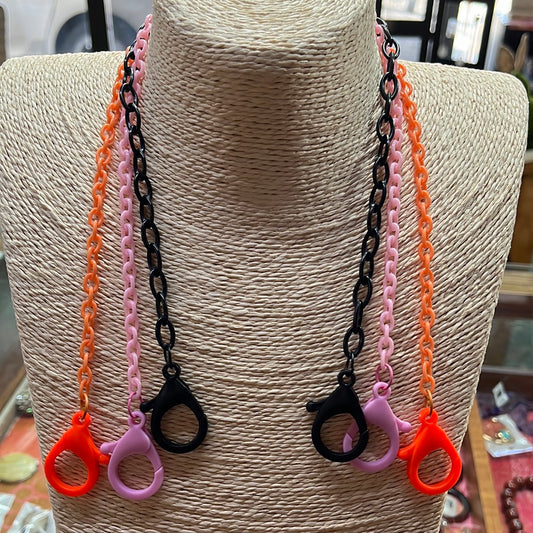 CHAIN ACRYLIC WITH LOBSTER 1 PC