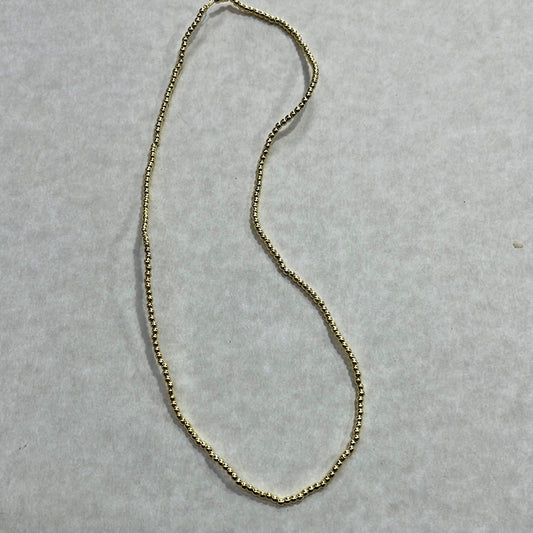 HEMATITE 2MM ROUND GP 1 STRAND