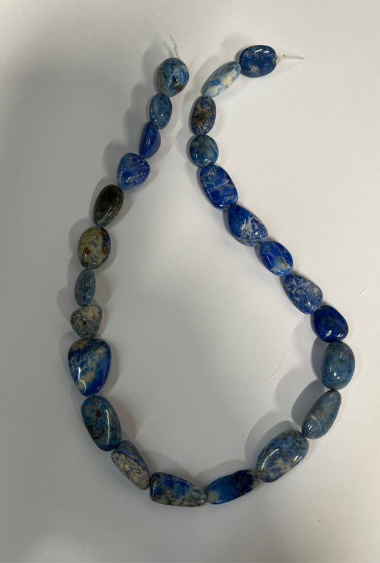 LAPIS LAZULI NUGGETS 10-25MM ABOUT 22 PC PER 1 STRAND