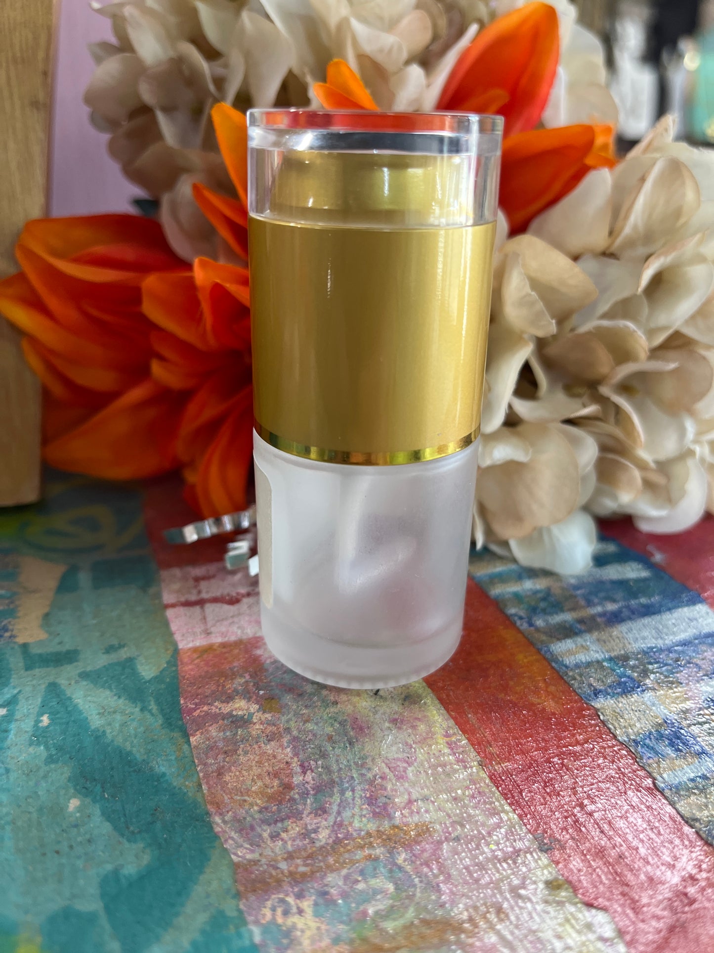 BOTTLE SPRAY 20ML GOLD CAP