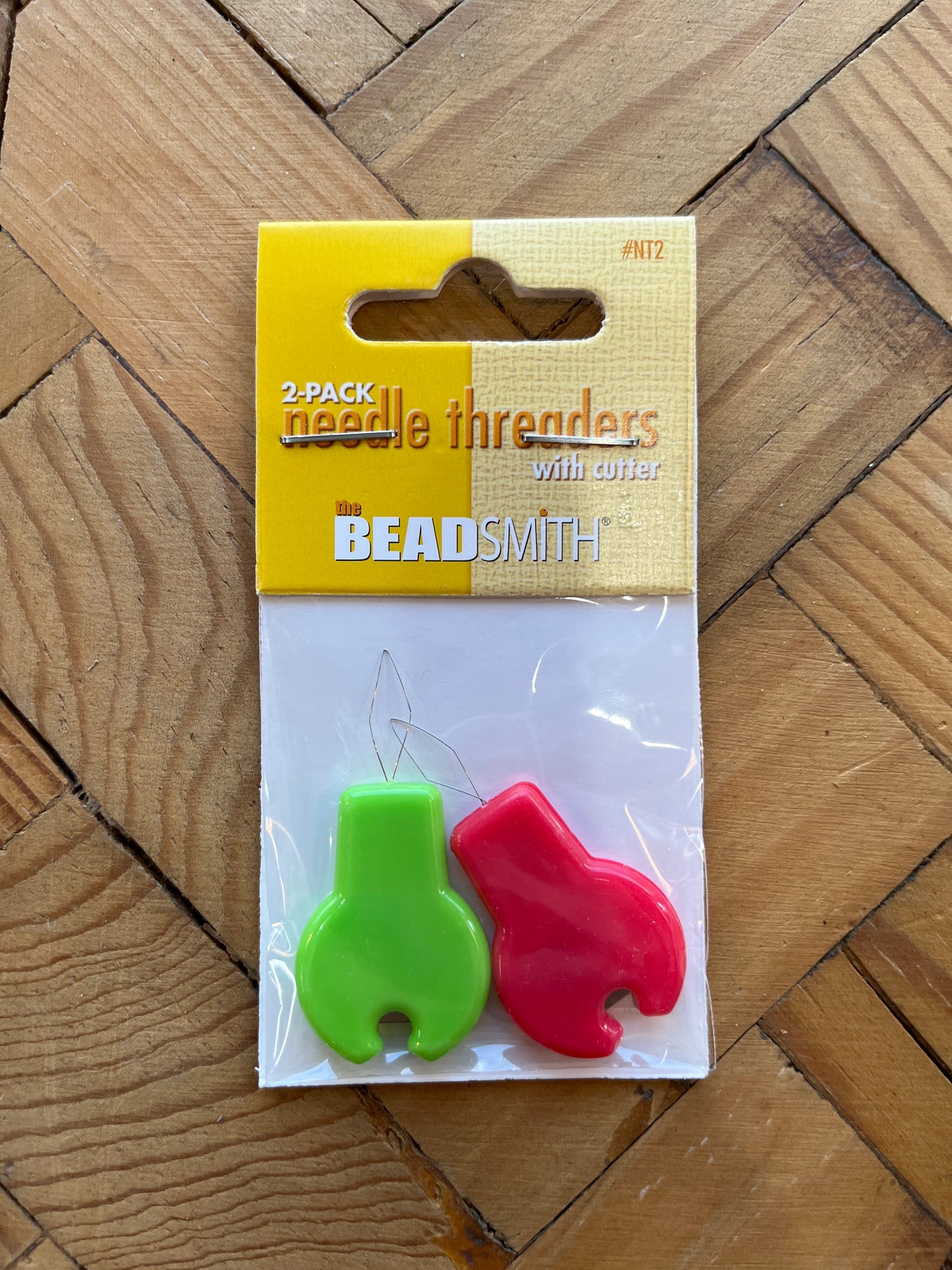 NEEDLE THREADER W/CUTTER 2 PC