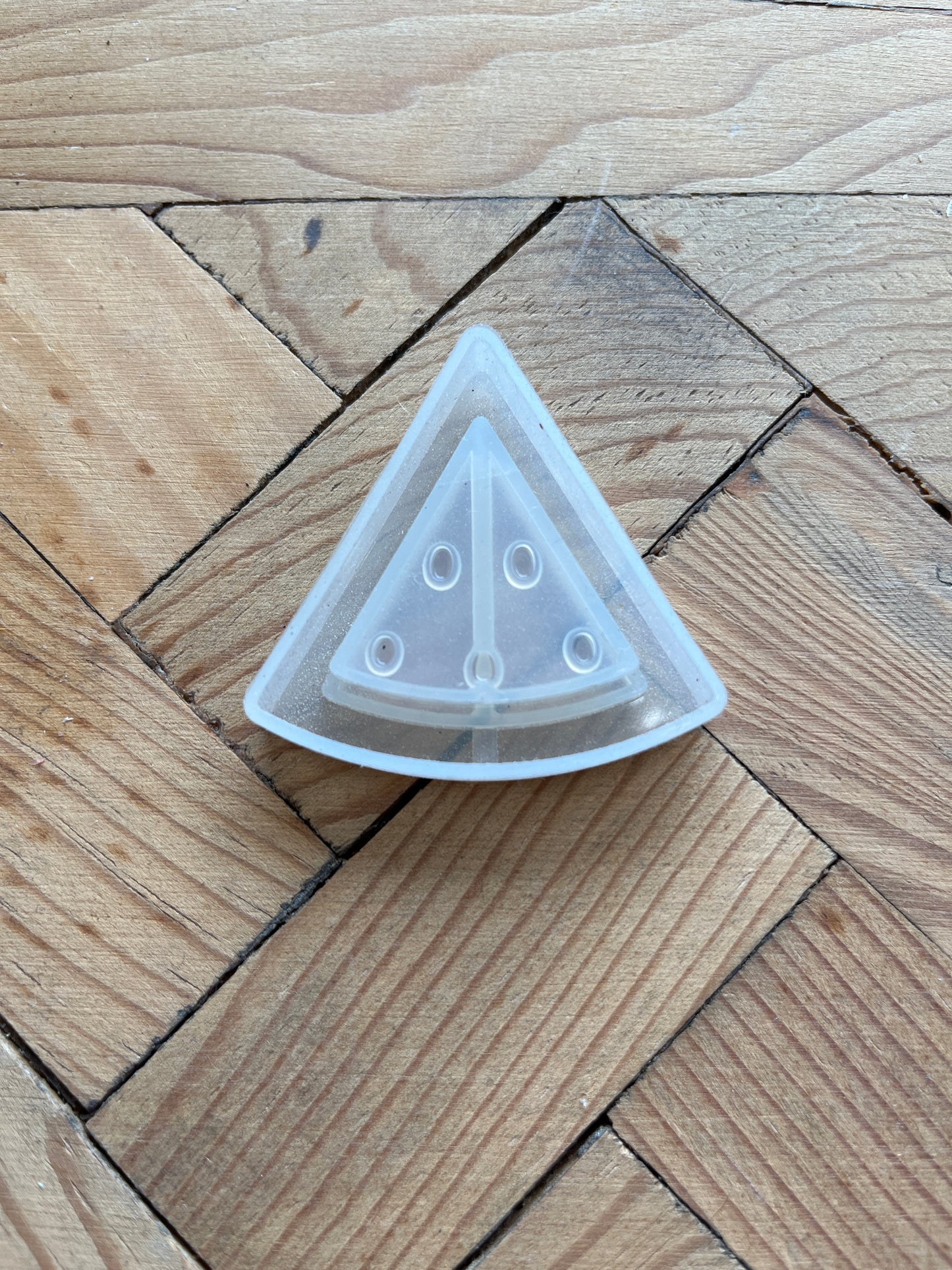 Mold resin watermelon wedge