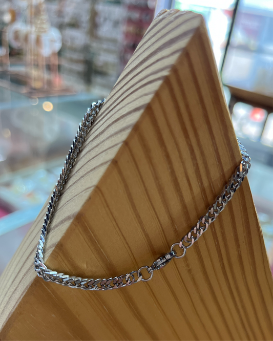 CUBAN LINK BRACELET 8.25 INCHES STAINLESS STEEL