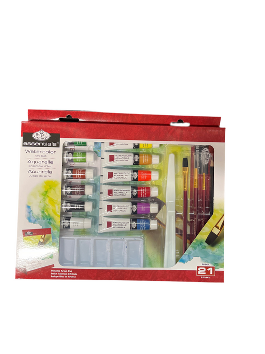 WATERCOLOR PAINTING BOX SET 21 pcs