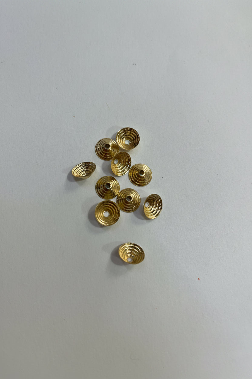 BEAD CAP CONE GP 10 pc