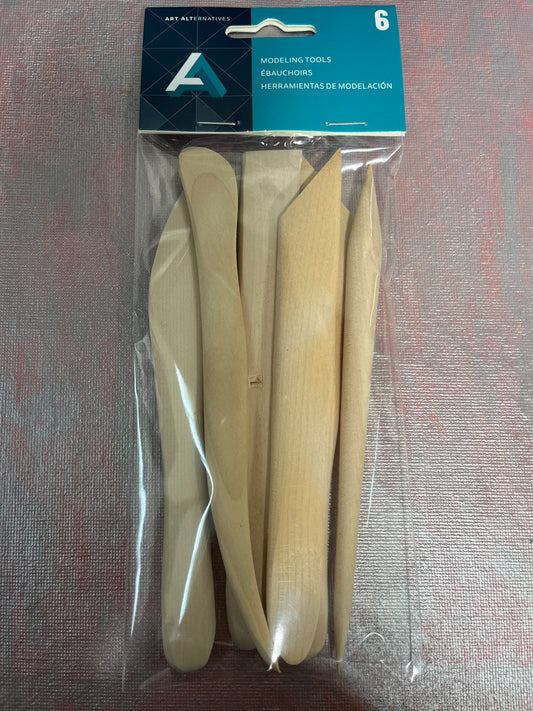 CLAY MODELLING TOOLS SET 6 PC