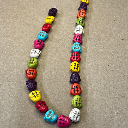 HOWLITE Buddha beads