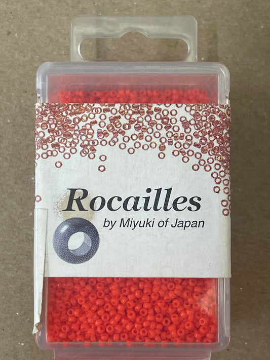 MIYUKI SEED BEAD #15 OPAQUE ORANGE 35gm