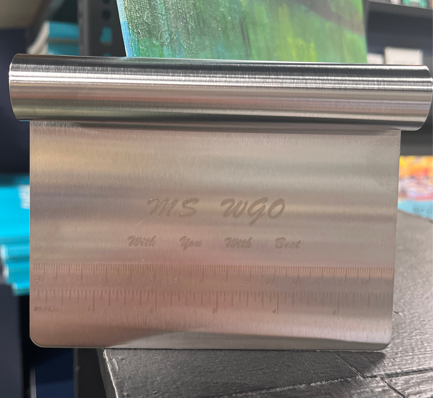 SOAP CUTTER STAINLESS STEEL WITH MEASURING SCALE