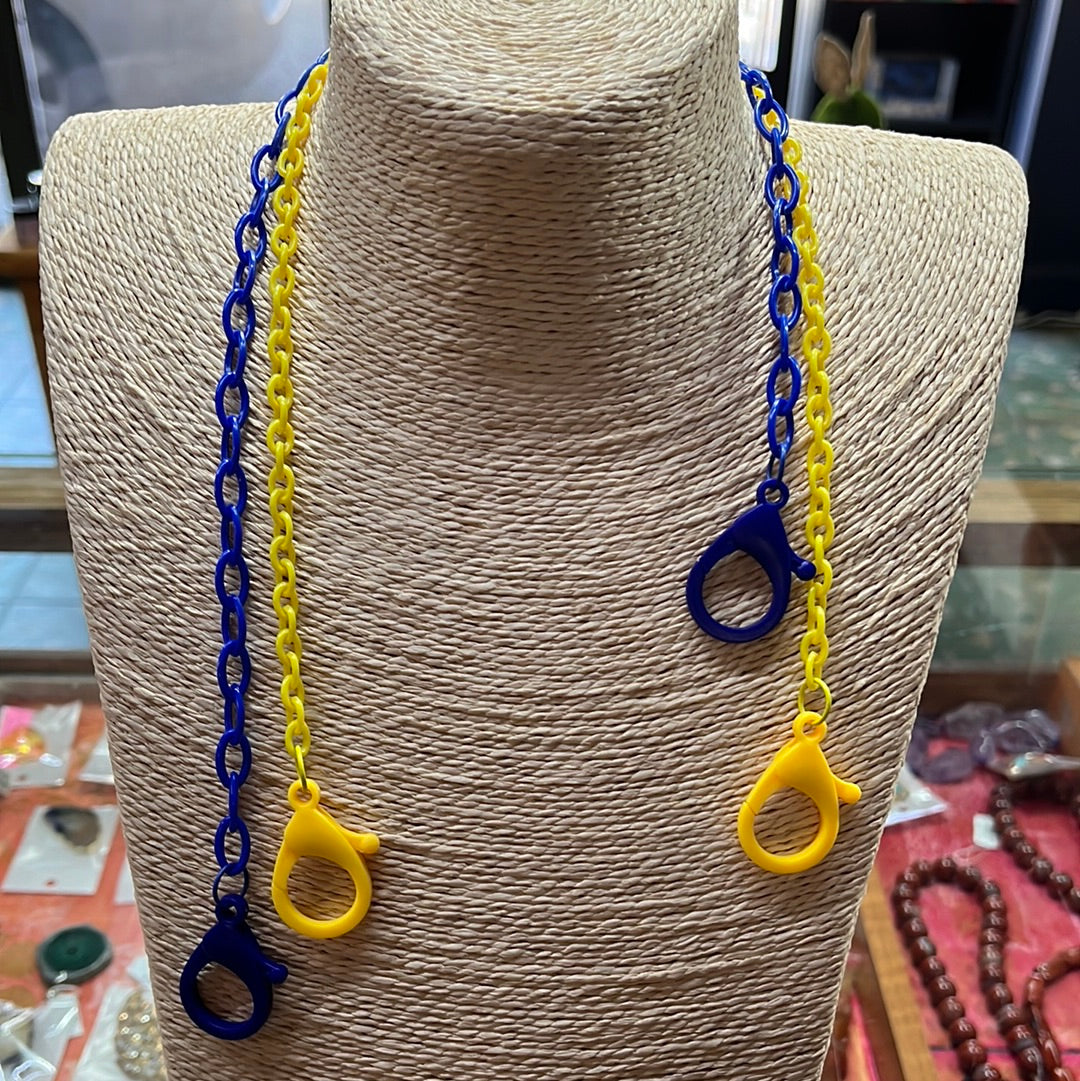 CHAIN ACRYLIC WITH LOBSTER 1 PC