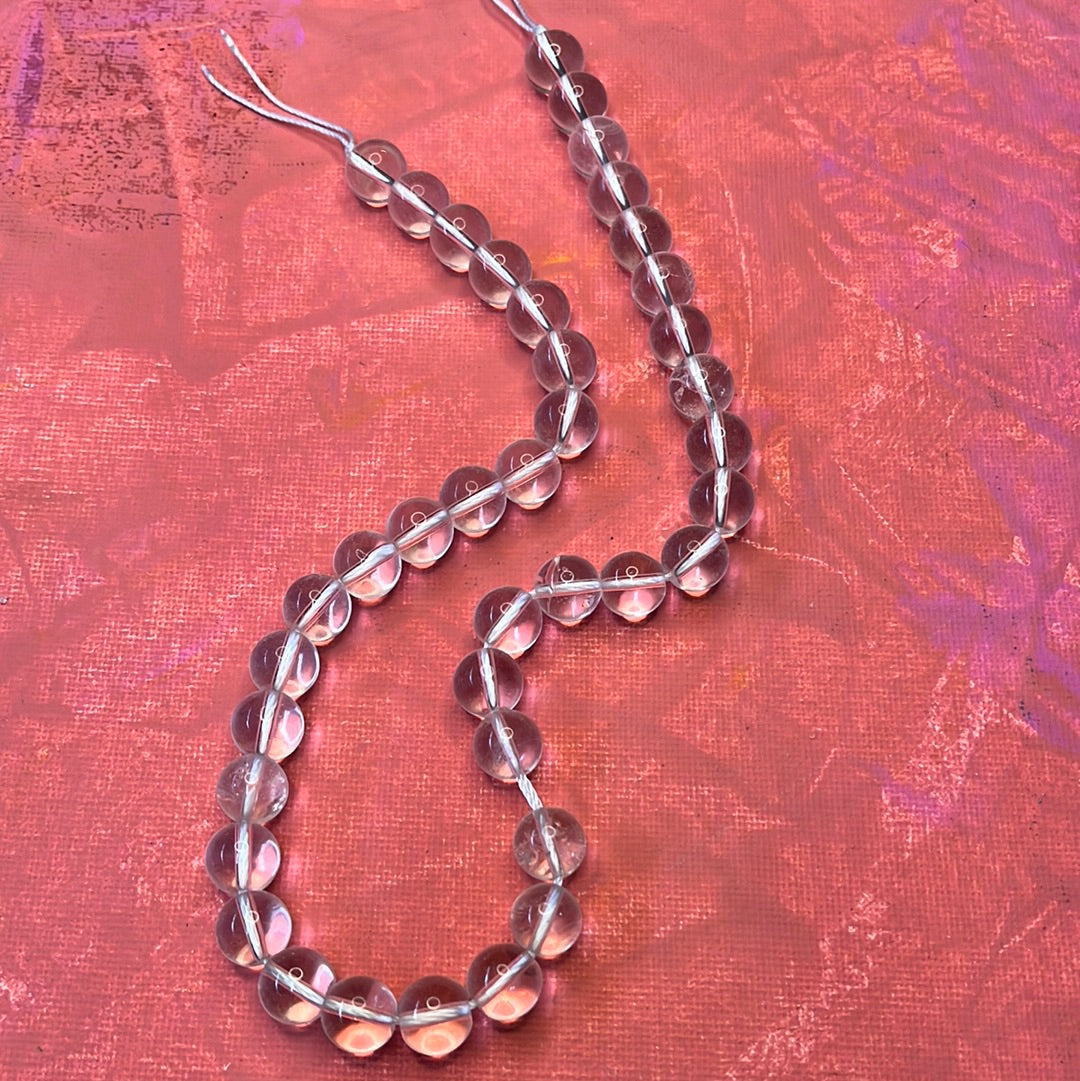 QUARTZ CLEAR ROUND 10MM