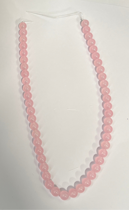 JADE MALAYSIA ROUND PINK 8MM