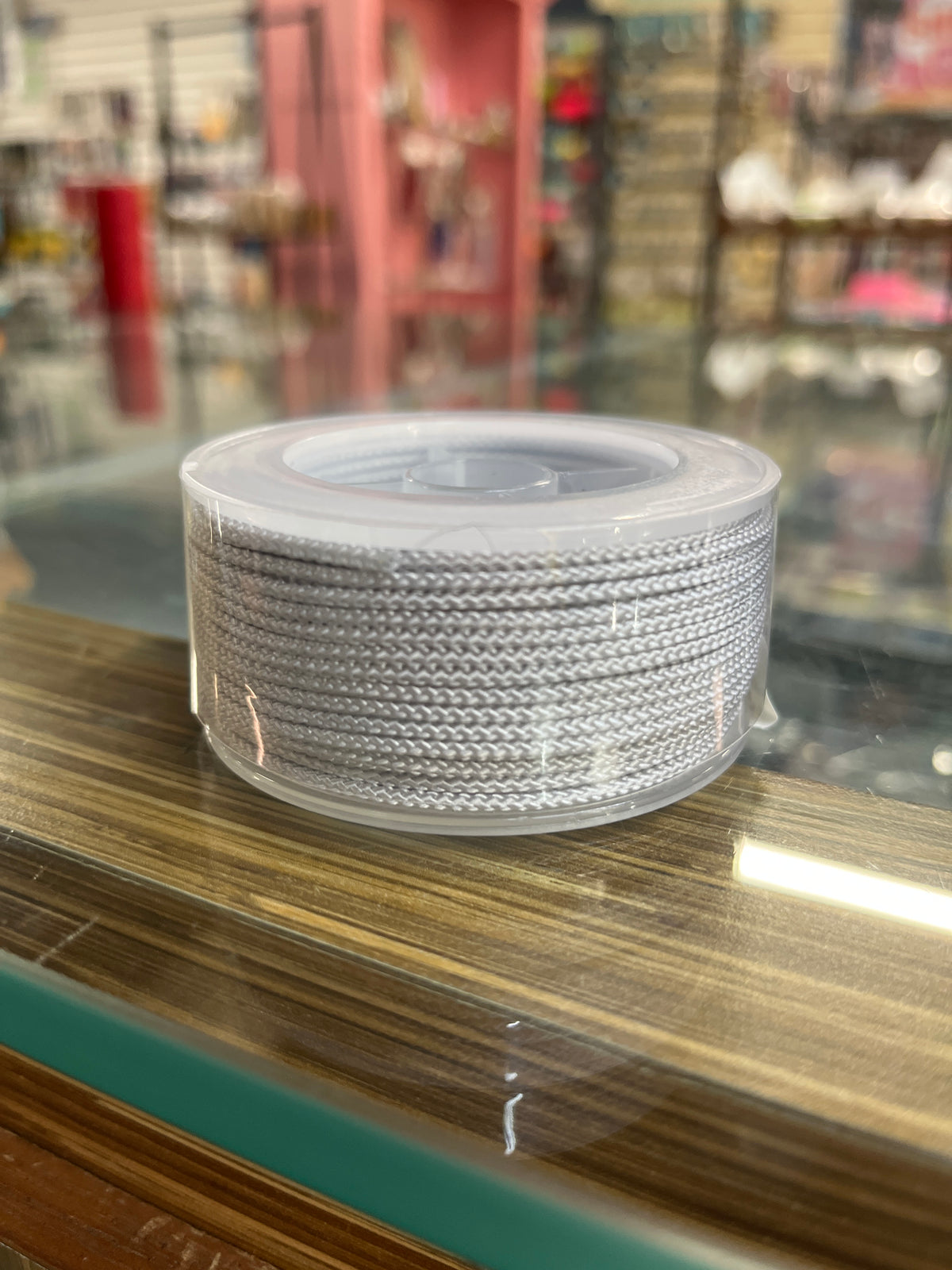 NYLON CORD 1.8MM LIGHT GREY 18 YARDS ROLL
