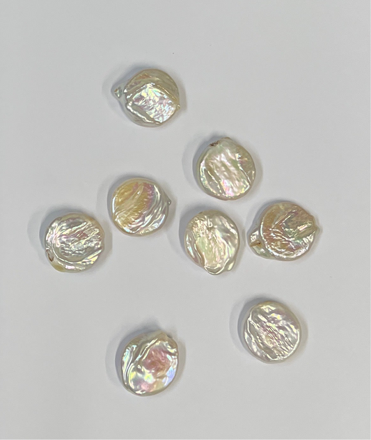 BAROQUE KESHI PEARL 18-19MM HOLE 0.8MM 2 PC