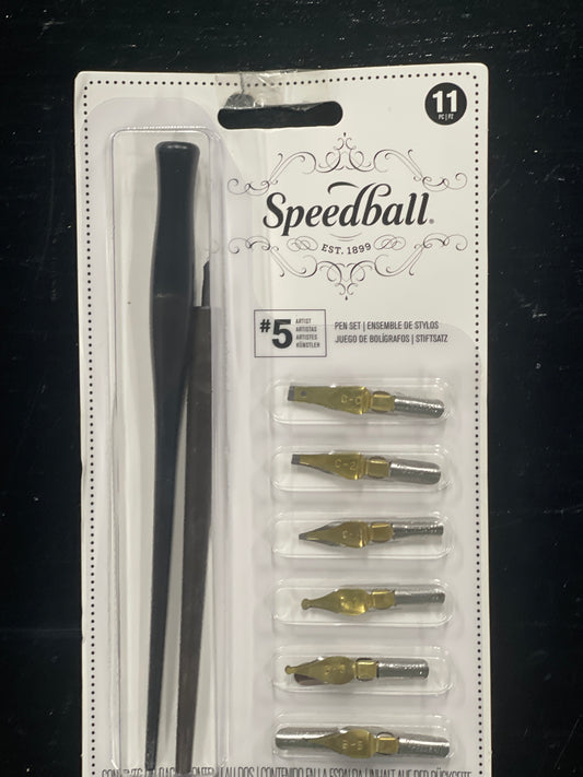 PEN NIB SET 7 NIBS PLUS HOLDER 8 PC