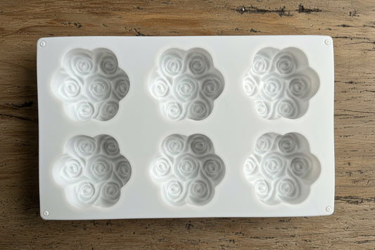 MOLD BUNCH OF 7 ROSES