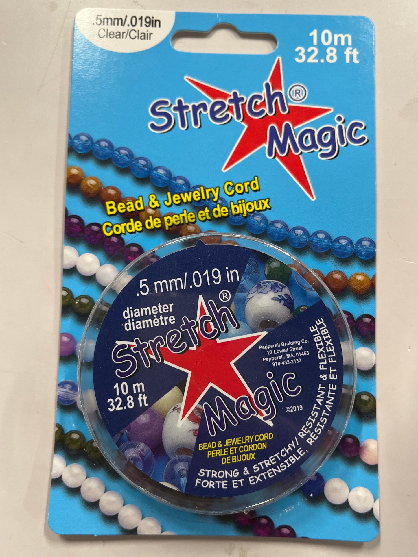 STRETCH MAGIC CORD .5MM 10M 32.8FT