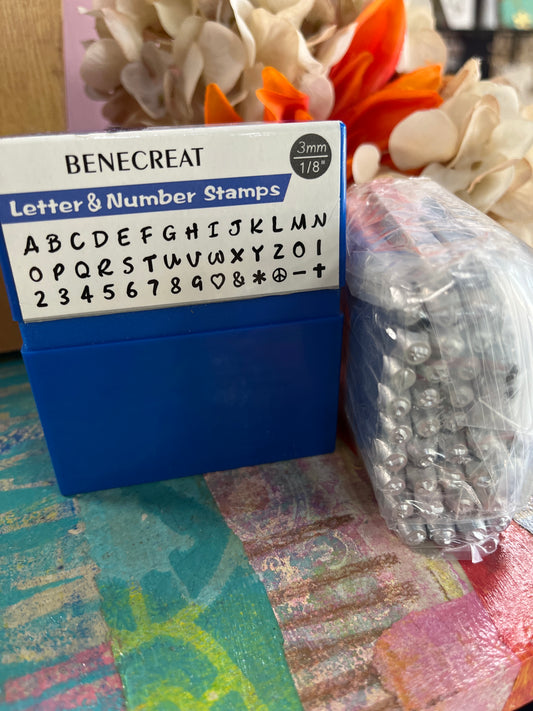 STAMP SET METAL 42 PC